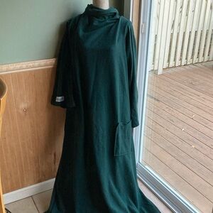 Vintage hunter green Snuggie